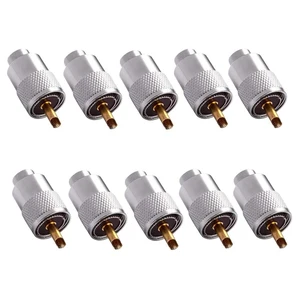 Schweißanschluss mit Reduzierer, Koaxialkabel, UHF, PL-259, RG8X, RG8, RG59, LMR-400, RG-213, 10 Pack 6 Hauptverkaufskabel RG 213 - №4