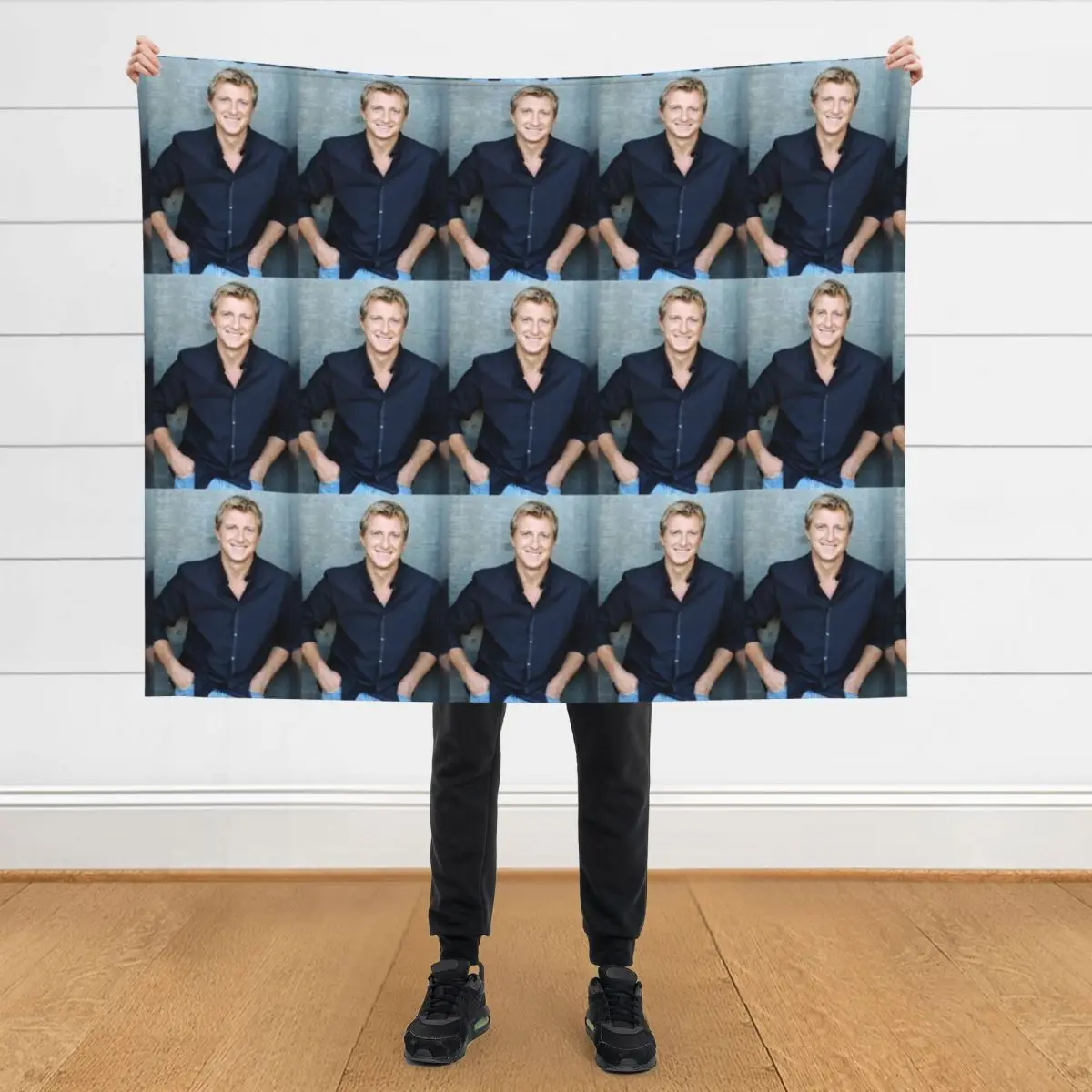 Одеяло William Zabka (Johnny Lawrence Cobra Kai) Модные мягкие плюшевые клетчатые туристические теплые зимние одеяла Одеяло William Zabka (Johnny Lawrence Cobra Kai) Модные мягкие плюшевые клетчатые туристические теплые зимние одеяла