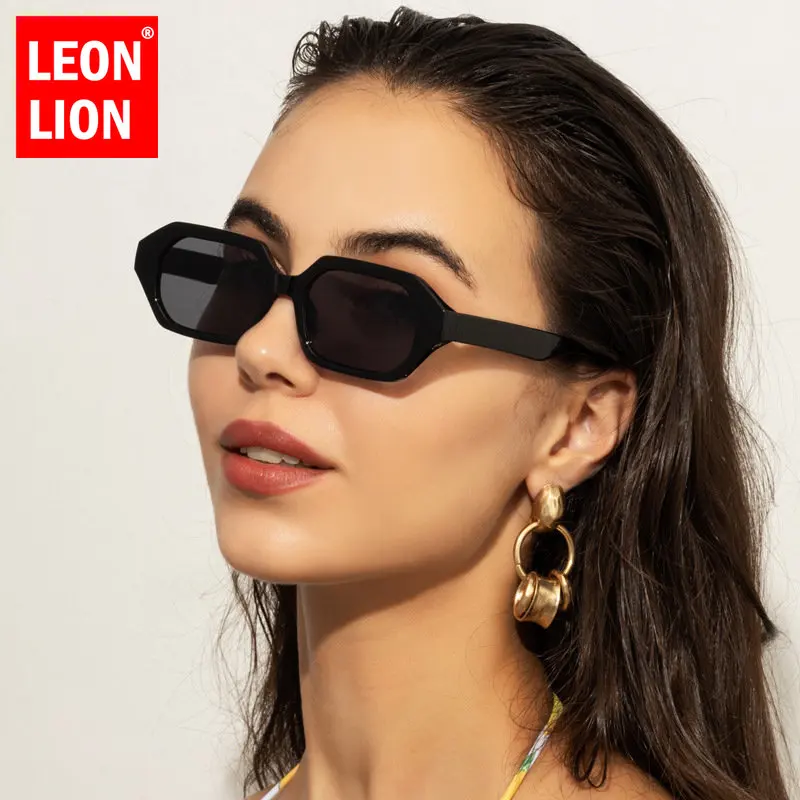 

LeonLion Small Vintage Sunglasses Women Polygon Luxury Eyewear Women/Men Retro Designer Glasses Women Oculos De Sol Masculino