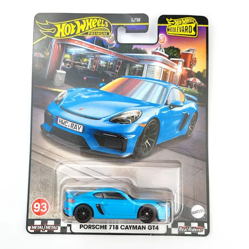 

GJT68-93-HRT71 HOT WHEELS 1:64 RWB 718 Cayman GT4 Collection die cast alloy car model decoration gift