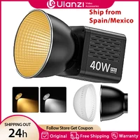 Ulanzi L023 40W Pro Luz de vídeo LED portátil Luz de estudio fotográfico COB bicolor 2500K-6500K 3400mAh para transmisión en vivo de vídeo