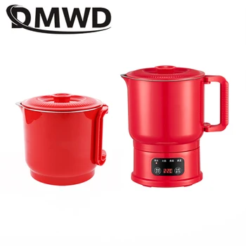 Zusammenklappbarer tragbarer elektrischer Wasserkocher, isolierter Heißwasserkocher, Edelstahl, Reisenudeln, Kochtopf, Eintopf, Pfanne, 800 ml, Eintopf