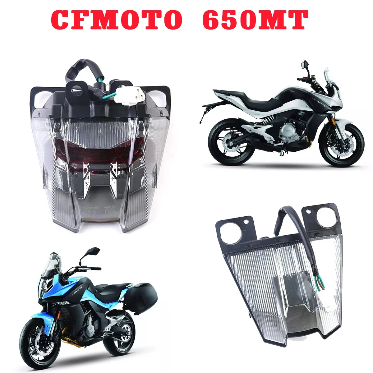 

Motorcycle Parts Rear Taillight Brake Light For CFMOTO 650MT CF650MT CF650-3 CF MOTO MT650 650-3