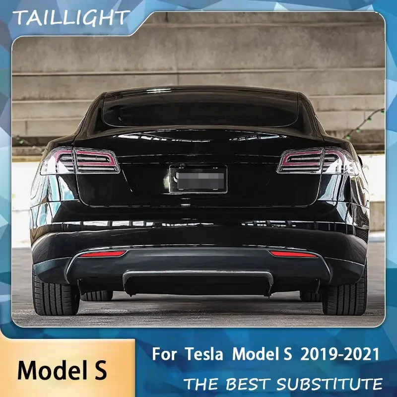 Body Kit New Style Taillight Assembly for Tesla Model S 2019-2021 Convert 22 Style Turn Signal Brake Light Car Accessories
