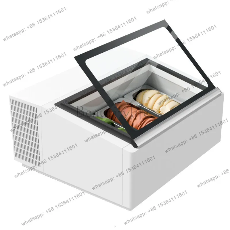 

FG desktop ice cream display cabinet commercial small freezer stall refrigerator Italian digging ball ice cream cabinet