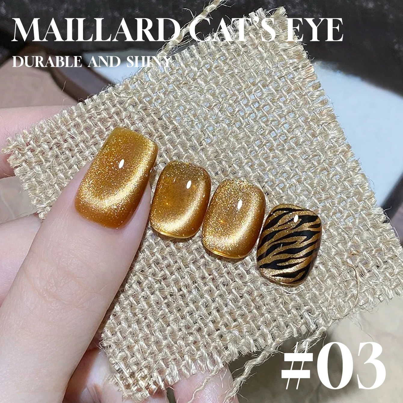 MIANEL 12ml 1-9pcs Maillard American Cocoa New Flash Cat Eye Gel Nail Polish Coffee Caramel Mocha Brown Nail Polish Autumn Nails