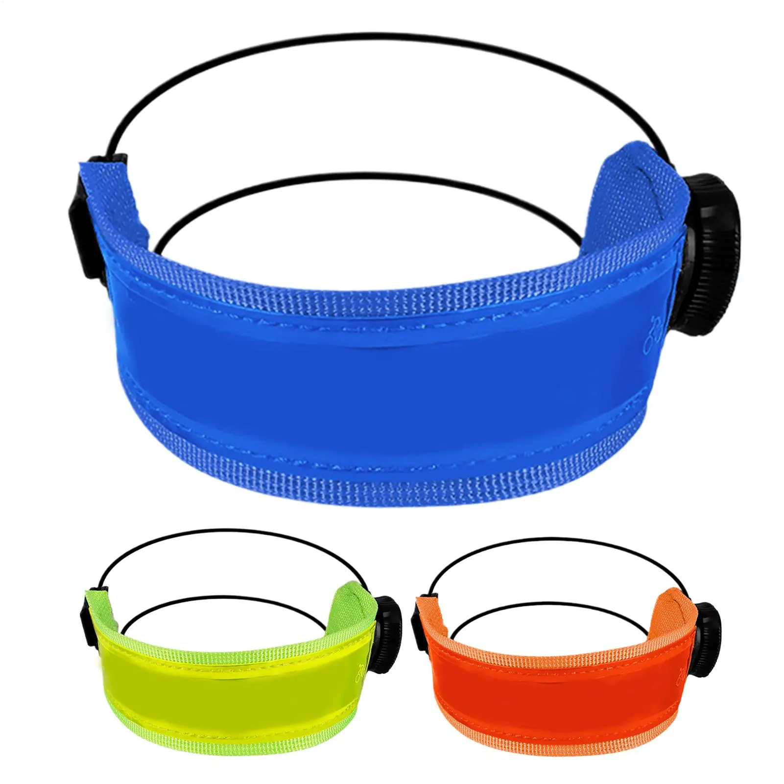 Reflective Cycling Ankle Bands Bike Pants Strap Road Bike Trousers Cuff Leg High Visibility Reflect Straps For Night Cycling