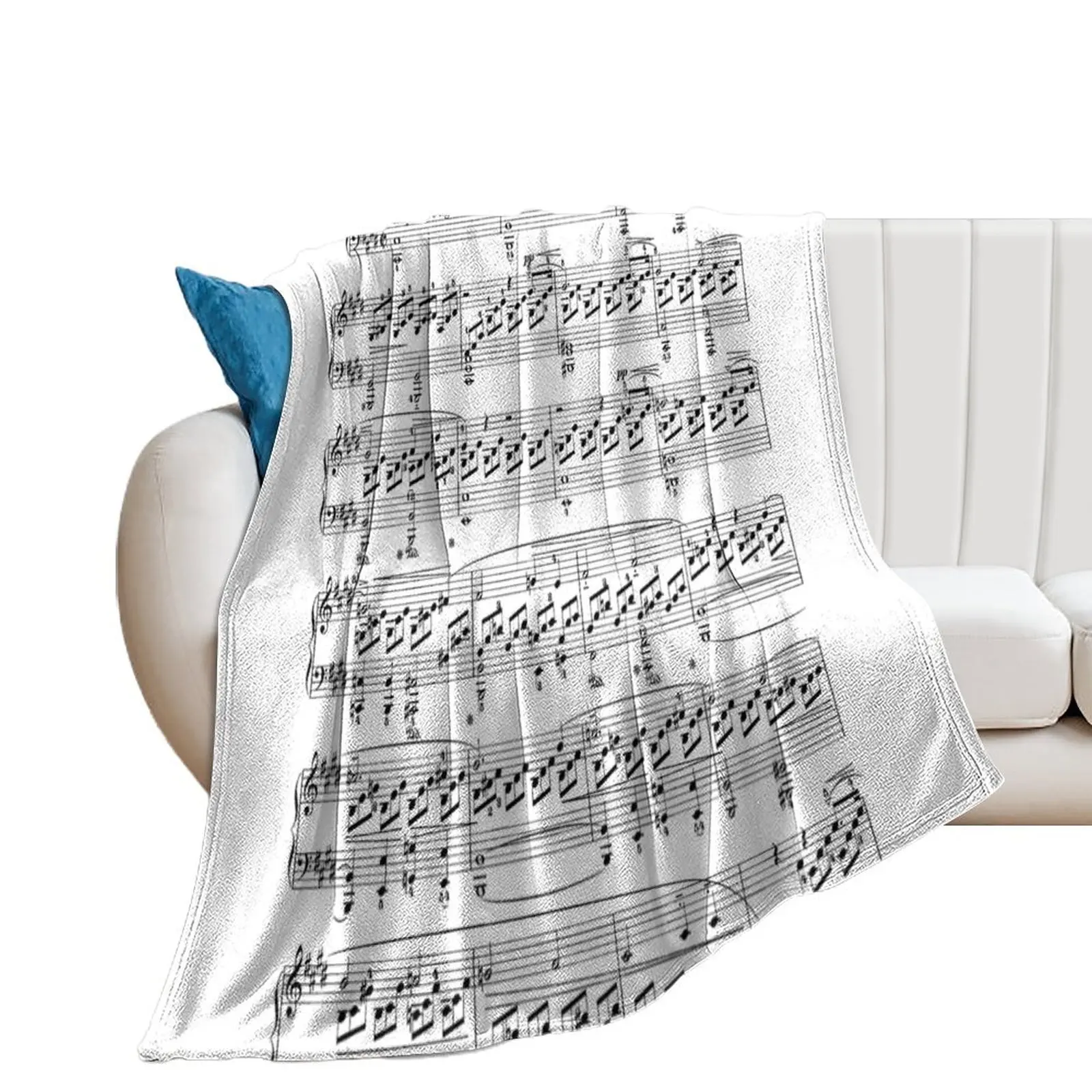 

Beethoven Moonlight Sonata Throw Blanket Bed Luxury Brand Blankets