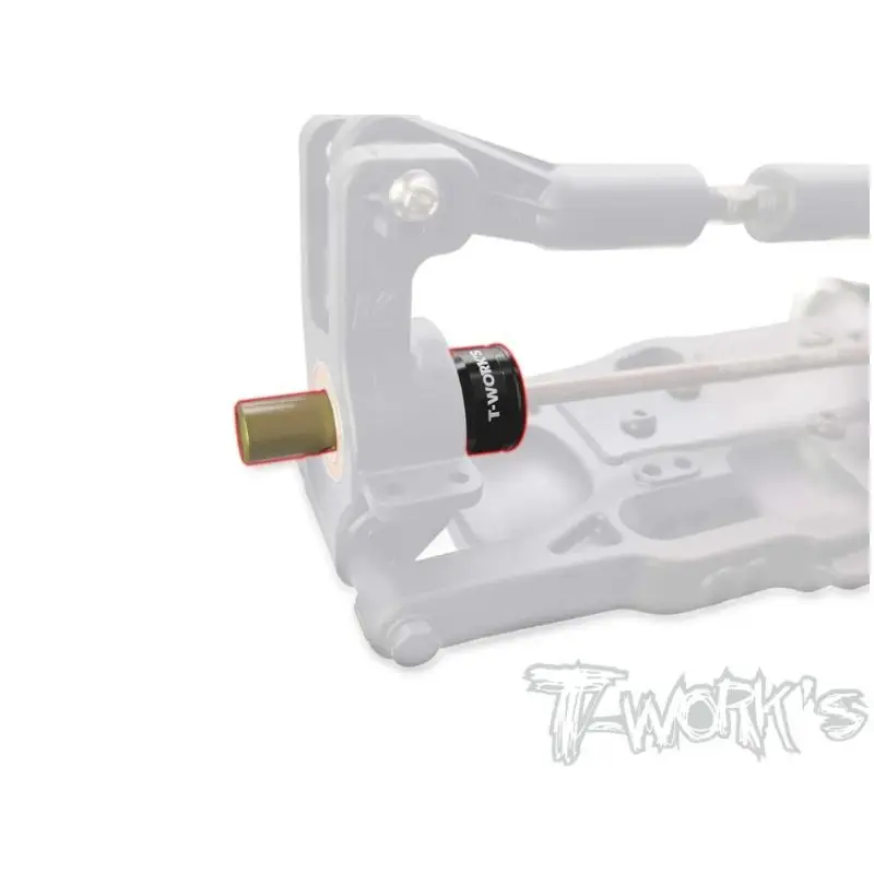 Original T Works TO-278-MP11 Hard Coated 7075-T6 Alum. F/R Axle Shaft ( For Kyosho MP11 )2pcs Rc Tool