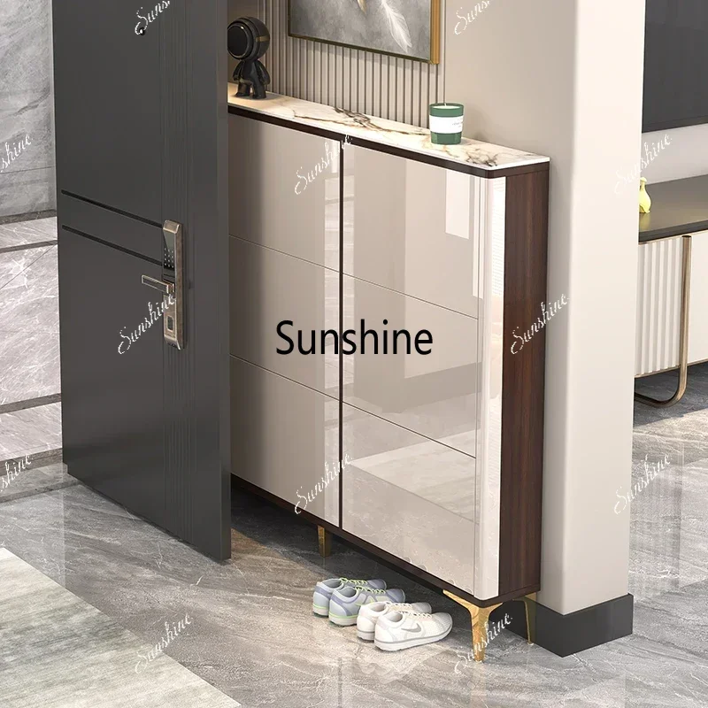YYBox Luxury Shoe Cabinet Organizer Storage Mobile Living Room Display Modern Shoe Shelf Slippers Muebles Shoemakers Furniture