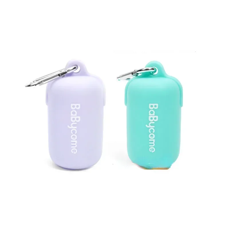 Dog Poop Bags Dispenser Holder with Carabiner Travel Outdoor Pet Waste Pick Up Silicone Accessories Eco Friendly Products Goods