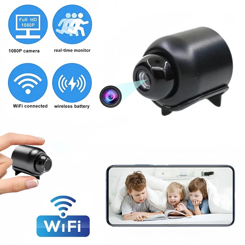 X5 Mini Camera WiFi Wireless Security Protection Remote Monitor Camcorders Video Surveillance Smart Home Mini DV Cam HD Camera