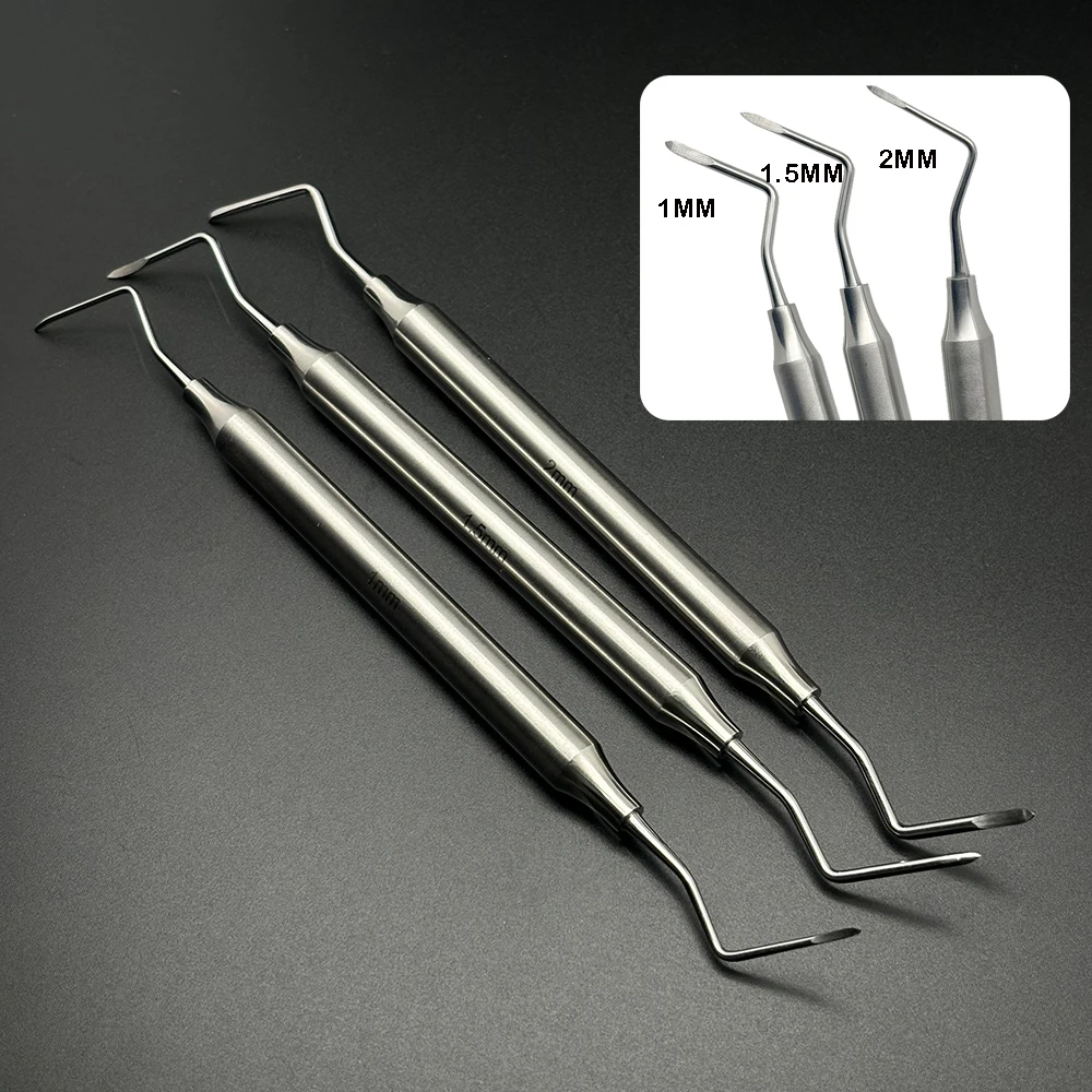 

Dental Root Tip Pick Elevator Set Stainless Steel Minimally Invasive Tooth Extraction Surgical Instruments Dentist Tools