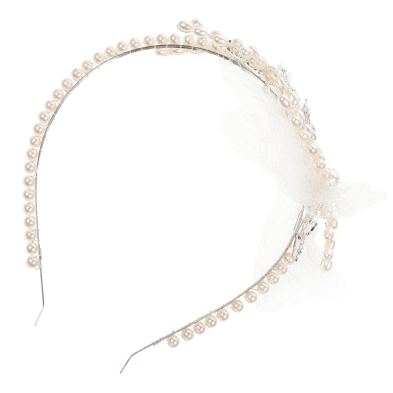 

Accessories Miss Hair Bands Floral Headbands for Women Pearl Tiara Bridal Headwear