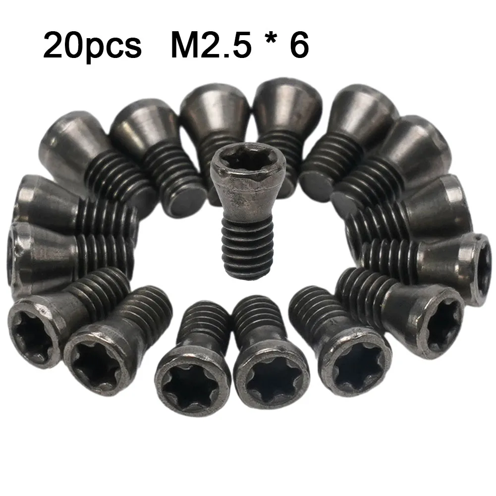 20 Chiếc Vít M2 M2.5 M3 M3.5 M4 M5 Torx Ốc Vít Để Thay Thế Carbide Lưỡi Dao Tiện Bằng Máy CNC Dụng Cụ Chuyên Nghiệp Tay dụng Cụ Dụng Cụ Kim Loại