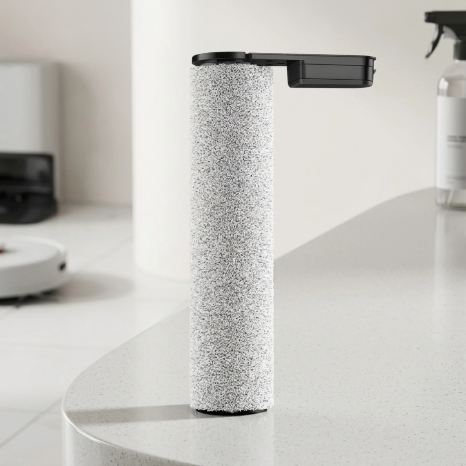 Floor Washer Roller Brush Compatible Replacement Roller Brush Part Self-Cleaning High-Density