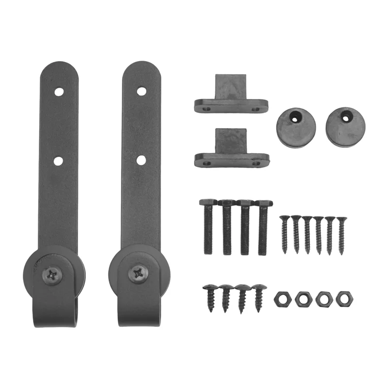

B-Est 10Pcs 0.63Inch-0.78Inch Carbon Steel Cabinet Sliding Door Barn Hardware Kit Sliding Door Bezel Hanging Rail Slides