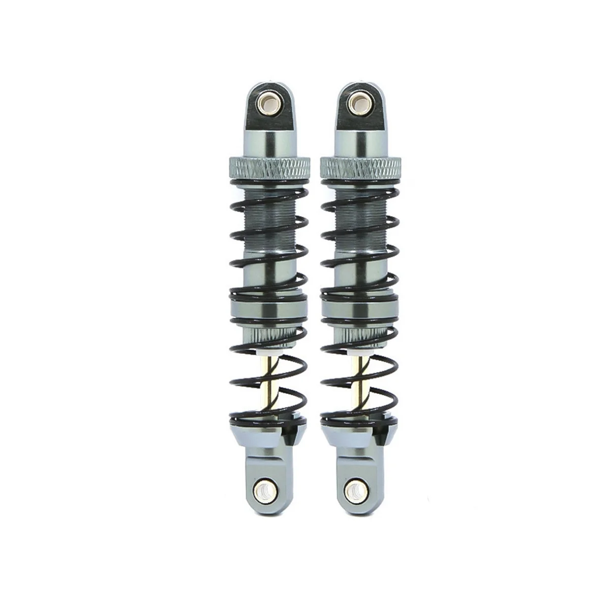 For TRX4 SCX10 90046 1/10 Simulation of Climbing Car Double-Stage Spring Shock Absorber Metal Oil Shock Absorber,70mm