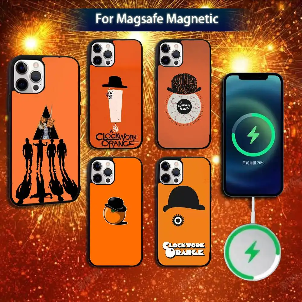 

A C-Clockwork Orange Phone Case For iPhone 16e,16,15,14,13,12,11,Plus,Pro,Max,Mini Magsafe Magnetic Wireless Charging
