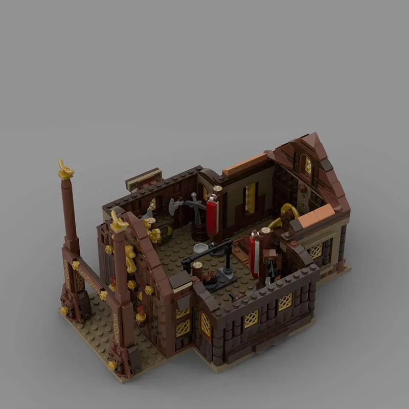 Juego de Batalla de Estrellas de 960 Piezas de Wooden House MOC, Bloques de Construcción Modulares Personalizables, Tecnología Simple, Juguete DIY para Niños, Regalo de Cumpleaños