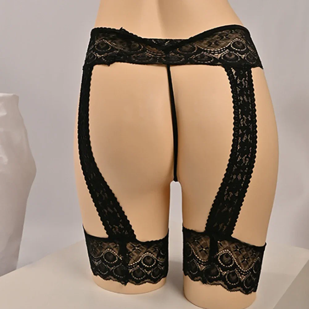 

Men Sissy Feminization Sexy Ultra-Thin Lace Underwear Plus Size Egg Wrapping Lingerie Sissy Thongs Breathable Briefs Panties