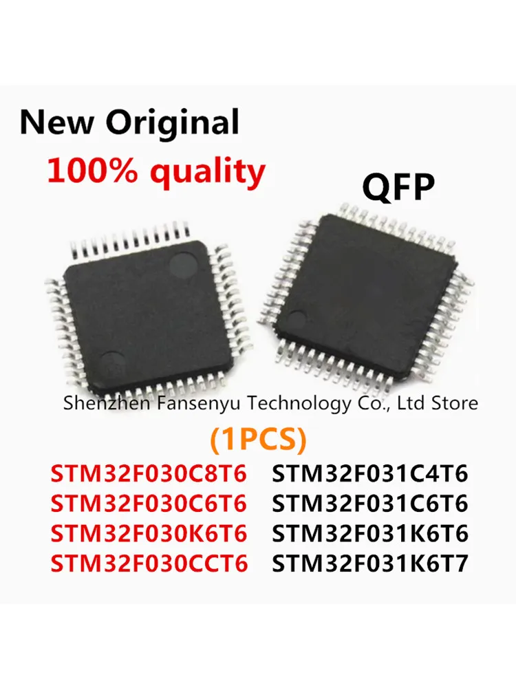 (1piece)100% New STM32F030C8T6 STM32F030C6T6 STM32F030K6T6 STM32F030CCT6 STM32F031C4T6 STM32F031C6T6 STM32F031K6T6 STM32F031K6T7