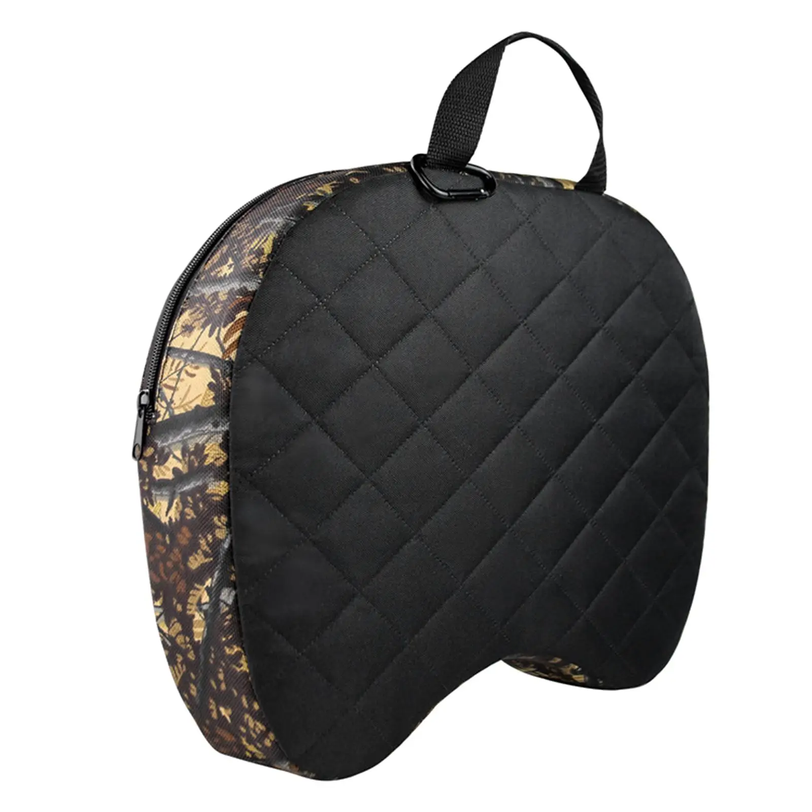 Hunting Seat Cushion with Handle Camping Cushion Thickened with Carabiner for Garden Stadium