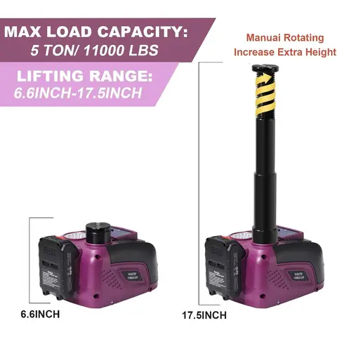 10 best sales portable hydraulic car lift - №5