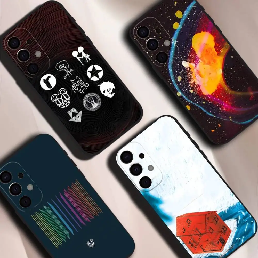 

R-Radiohead Band Rainbow For Samsung S26,S25,S24,S21,S22,S23,S30,Ultra,S20,Plus,Fe,Lite,5G Black Cover Phone Case