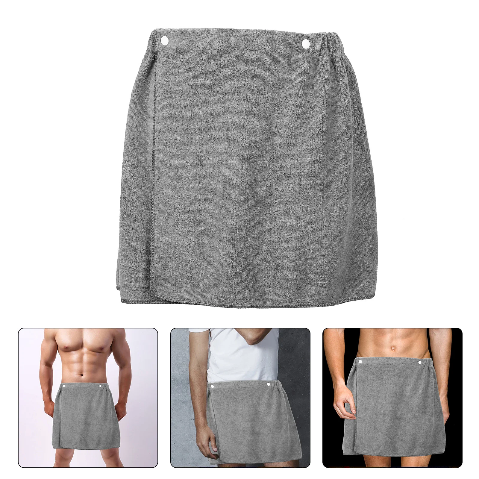 

Shower Wrap Wrap Males Quick Dry Soft Shower Supply Wearable Bath Skirt For Home Creative Bath Towel Gym Use