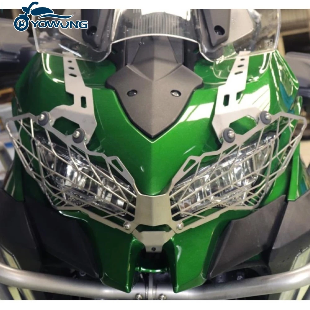 

For KAWASAKI Versys 1000 KLE1000 2019 2020 2021 2022 2023 Motorcycle Headlamp Grill Protection Cover VERSYS 1000 Headlight Guard