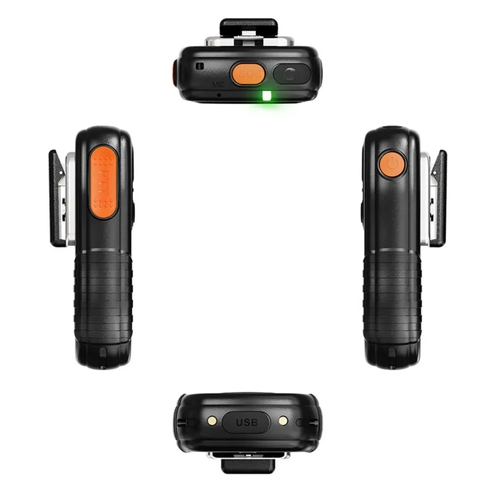 NEW UNIWA BM008 Zello SOS PTT Button Microphone 1800mAh BT Professional Handheld Universal for Mobile Phones and Walkie Talkie view 5