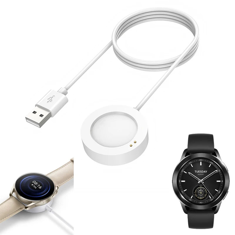 

Док-станция для умных часов, адаптер USB-кабеля для зарядки, шнур питания для Xiaomi Watch S3/S2 46 мм 42 мм, спортивные умные аксессуары