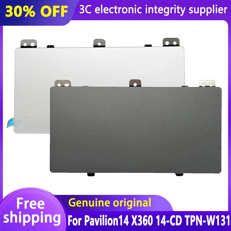 

NEW Laptop Touchpad for Pavilion14 X360 14-CD TPN-W131 Series Trackpad Mouse Buttons Board Touch Pad Replacement Silver TM-03408