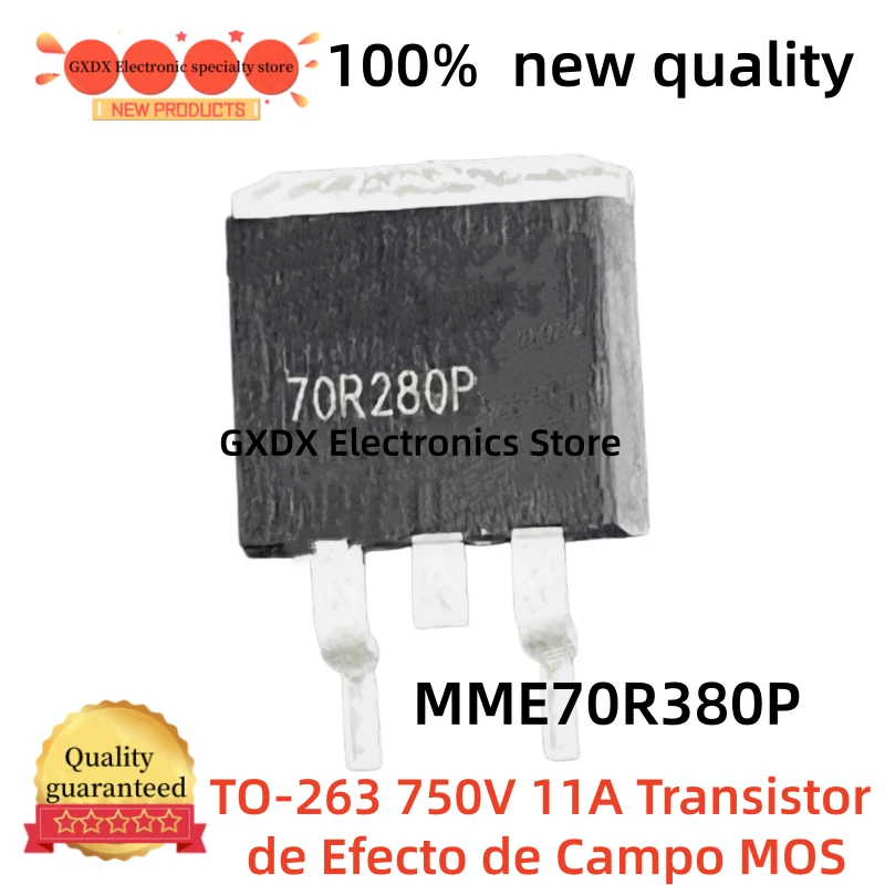 10-20-30-40-50Uds 100% new 70R380P MME70R380P TO-263 750V 11A MOS Field Effect Transistor In Stock