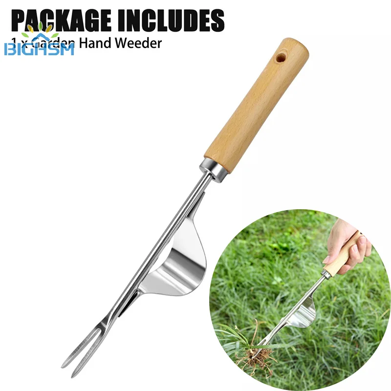 Manual Weeder Tool Garden Hand Weeding Tools Removal Farmland Puller Dandelion Digging Lawn Weeder Planting Transplant for Lawn