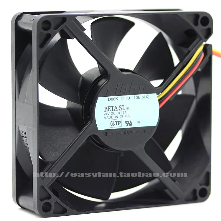 

NEW NIDEC D08K-24TU 13B 8025 24V 0.13A 8CM cooling fan