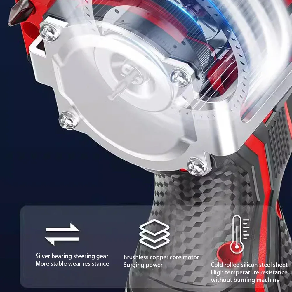 Бесщеточная аккумуляторная электрическая дрель Pintudy с металлическим патроном с трещоткой, 20 В, ударная отвертка для металла, дерева, набор ручных инструментов для отвертки