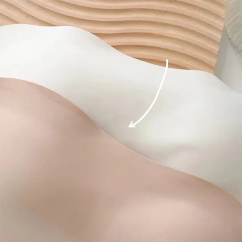 Sexy feminino sólido sem alças push up sutiãs invisível anti deslizamento tira lingeries para mulher sutiã sem costura tubo topos alças