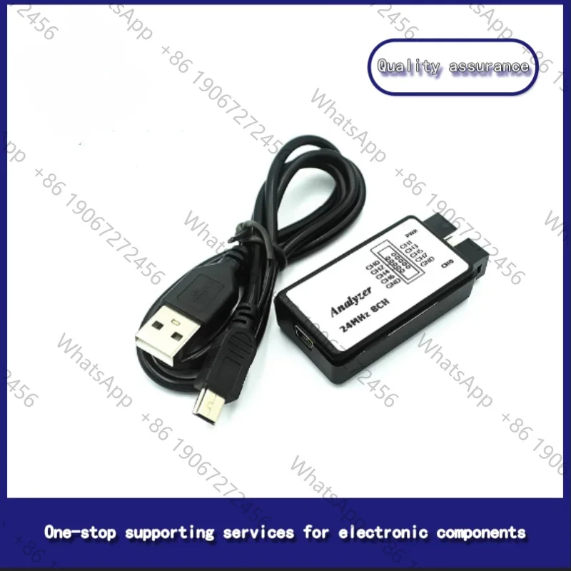 USB Logic Analyzer Microcontroller Suitable Debugging Tool 24m Sampling 8 Channels