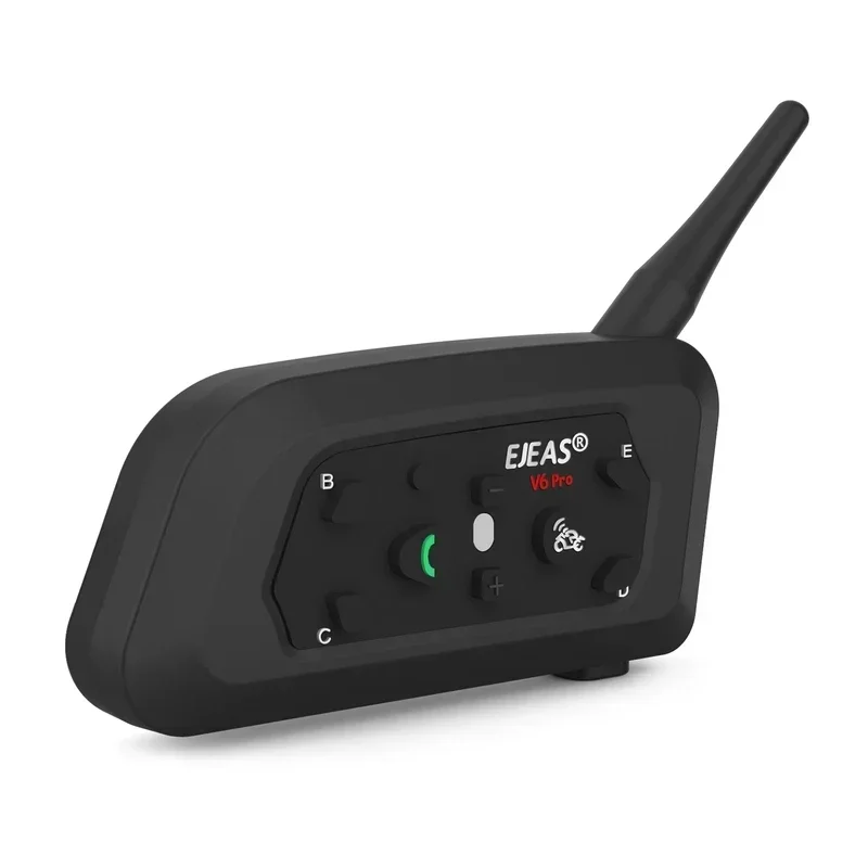 

Bluetooth-гарнитура для мотоциклетного шлема V6 PRO, 1200 м