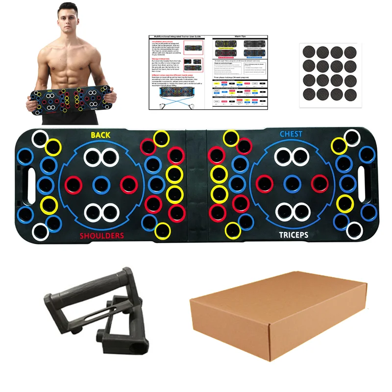 

Hot Selling Push Up Bar Multi-Function Workout Equipment Push Up Fitness Stand With Resistance Band