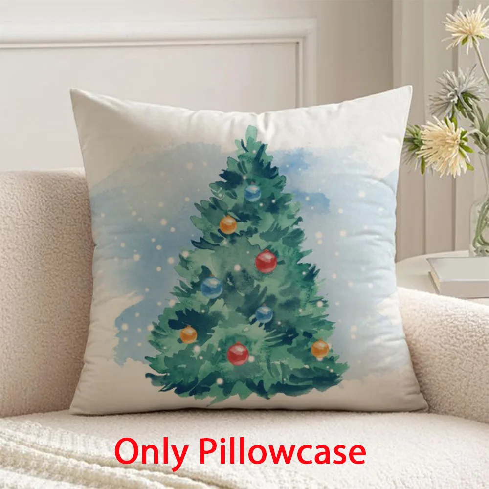 

Christmas Pillow cover fall decorative 45x45 cushions cover for new pillow case winter decorative cushions
