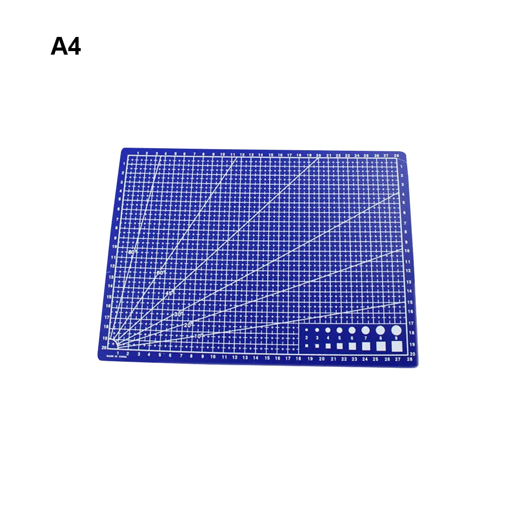 Blue Convenient And Practical PVC Rectangular Cutting Mat Crafters Easy To A3 A4 Cutting Mat A3