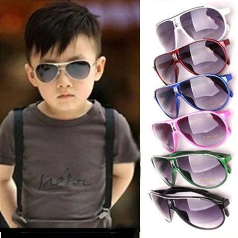 Kind Kühlen Kinder Jungen Mädchen Kinder Kunststoff Rahmen Sonnenbrille Brille