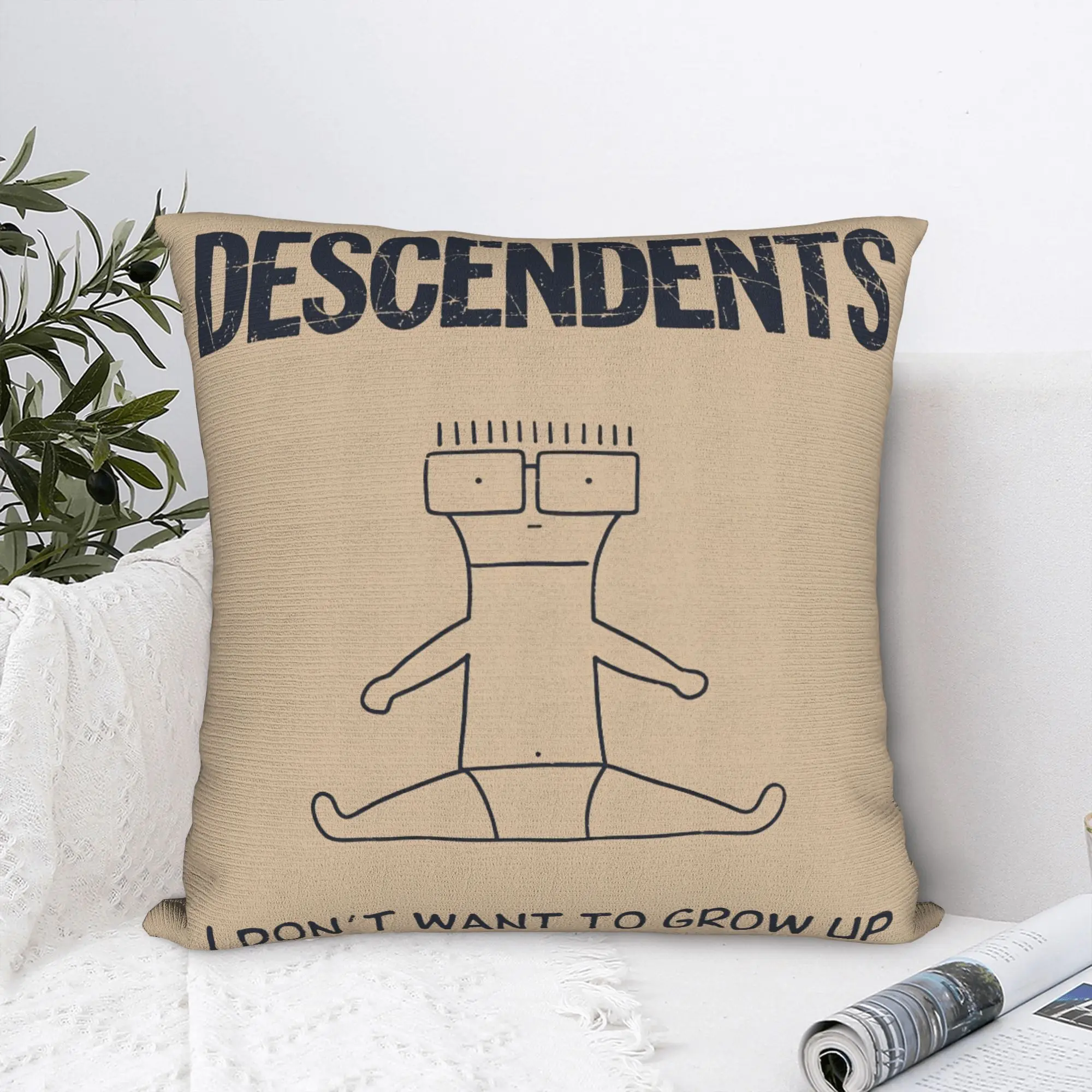 Pillow Cover Descendents Milo Goes to College  Kawaii Pillow Case For Living Room Chair Pillowcases