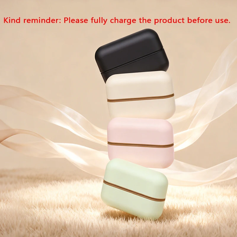 Split style hand warmer with magnetic suction and LCD display for temperature independent heating, changing from one to two view 3