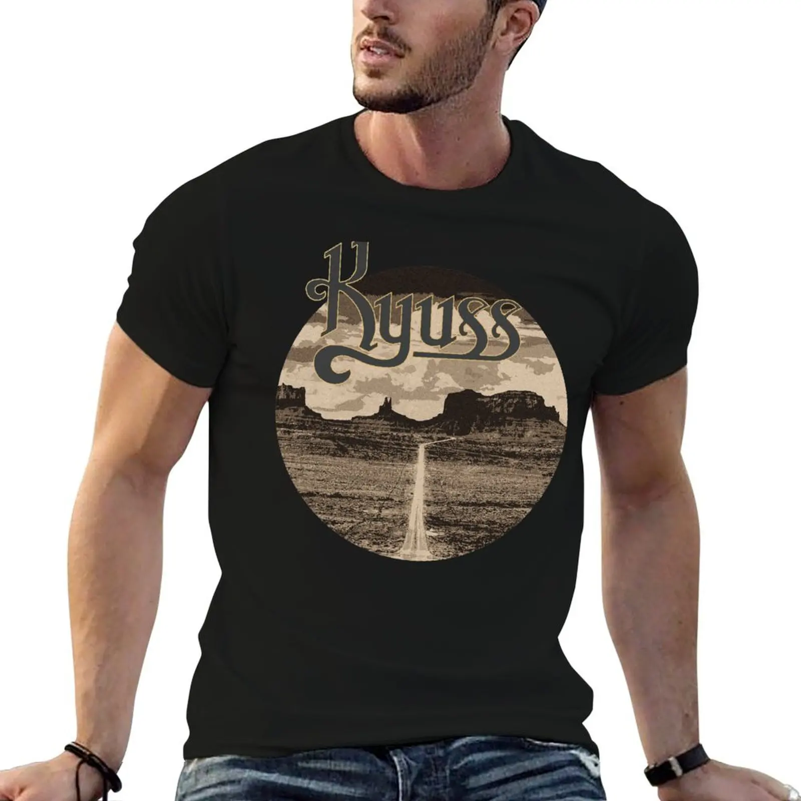 Kyuss T-Shirt Relaxed Casual Short Sleeve Tee
