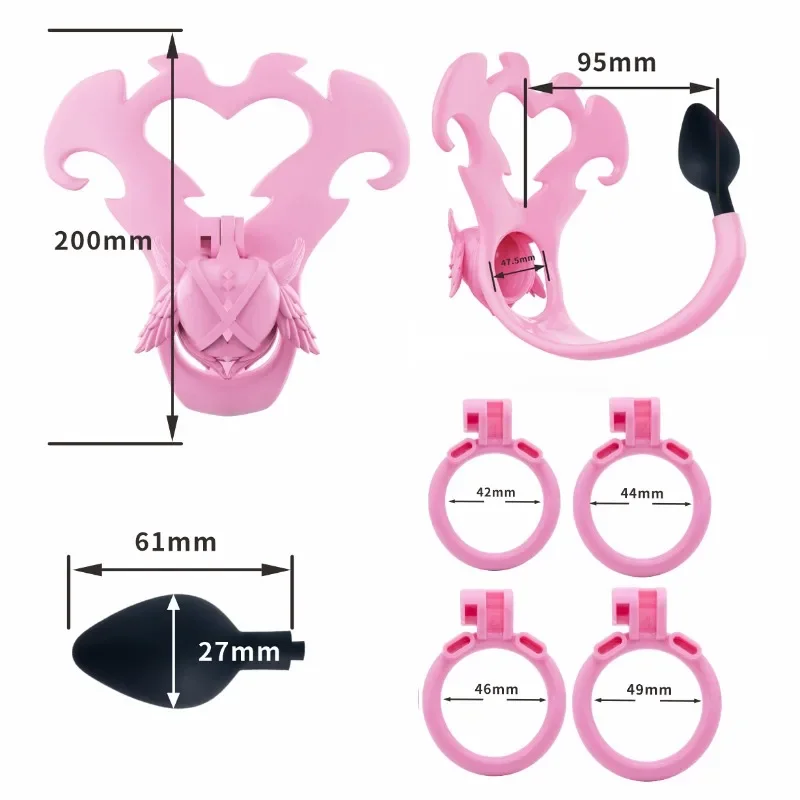 ذكر الشيطانة مجلس سيسي العفة قفل الجبهة والخلفية شرجي التوصيل الأعضاء التناسلية ضبط النفس يمكن ارتداؤها العفة السراويل ألعاب مثيرة للرجال Fjozi #5