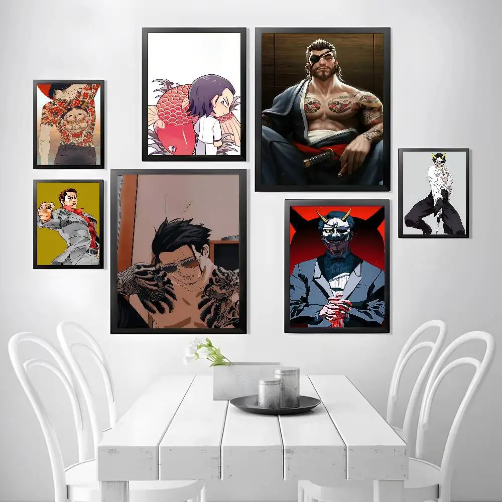 Goro Majima Game Y-Yakuza Frameless Canvas Painting Decorative Art Printing Poster Image Home Bedroom Decoration Painting